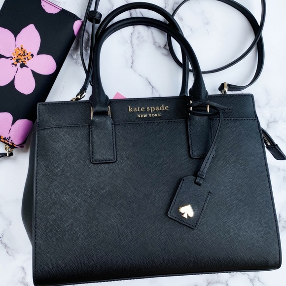 Gaby’sBagsK👜💕Kate Spade Satchel Crossbody Black - Picture 6 of 7
